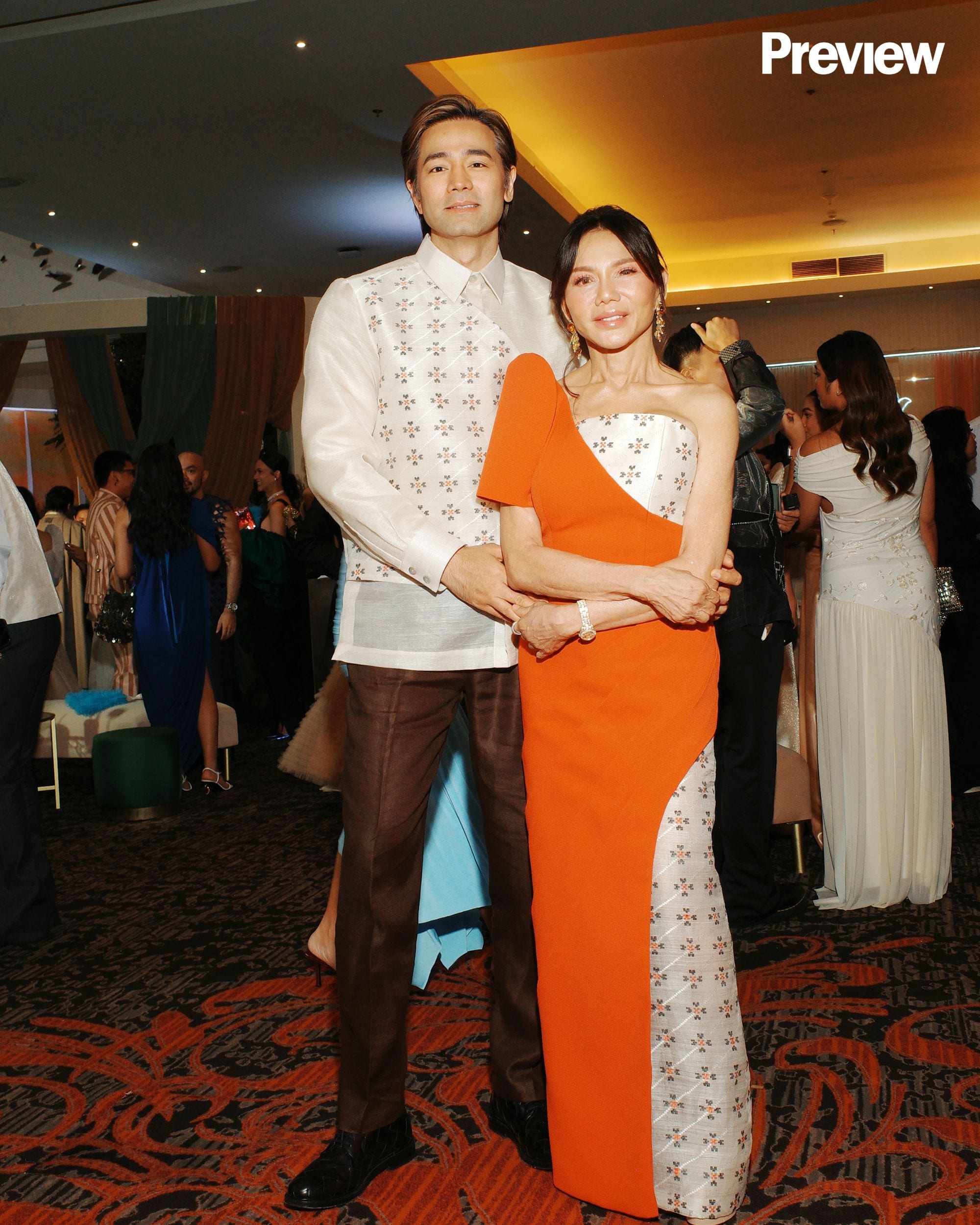 Dr. vicki belo and hayden kho at the preview ball